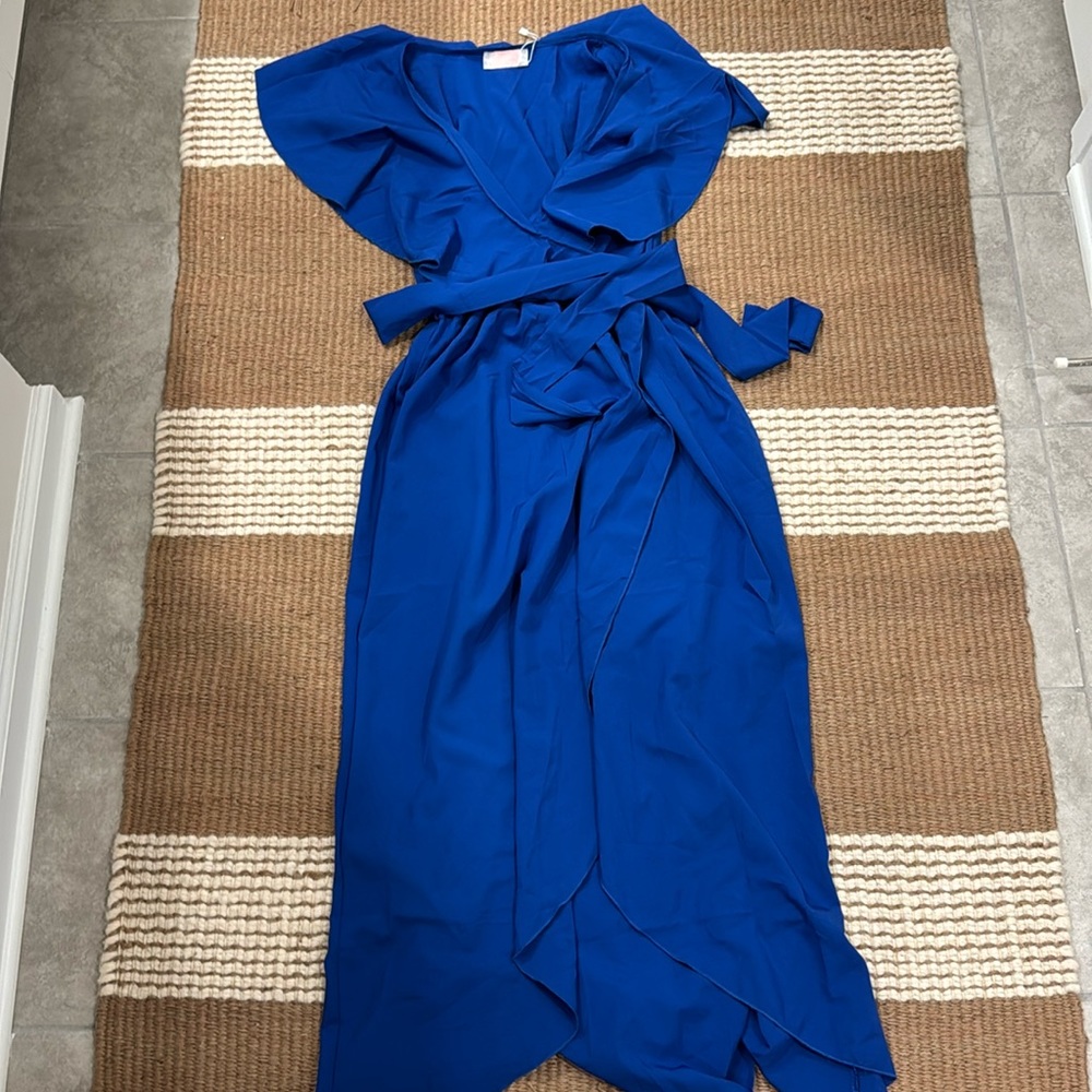 Royal blue dress